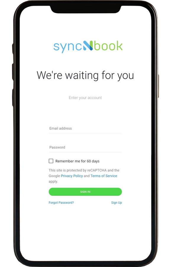 welcome back secure syncnbook